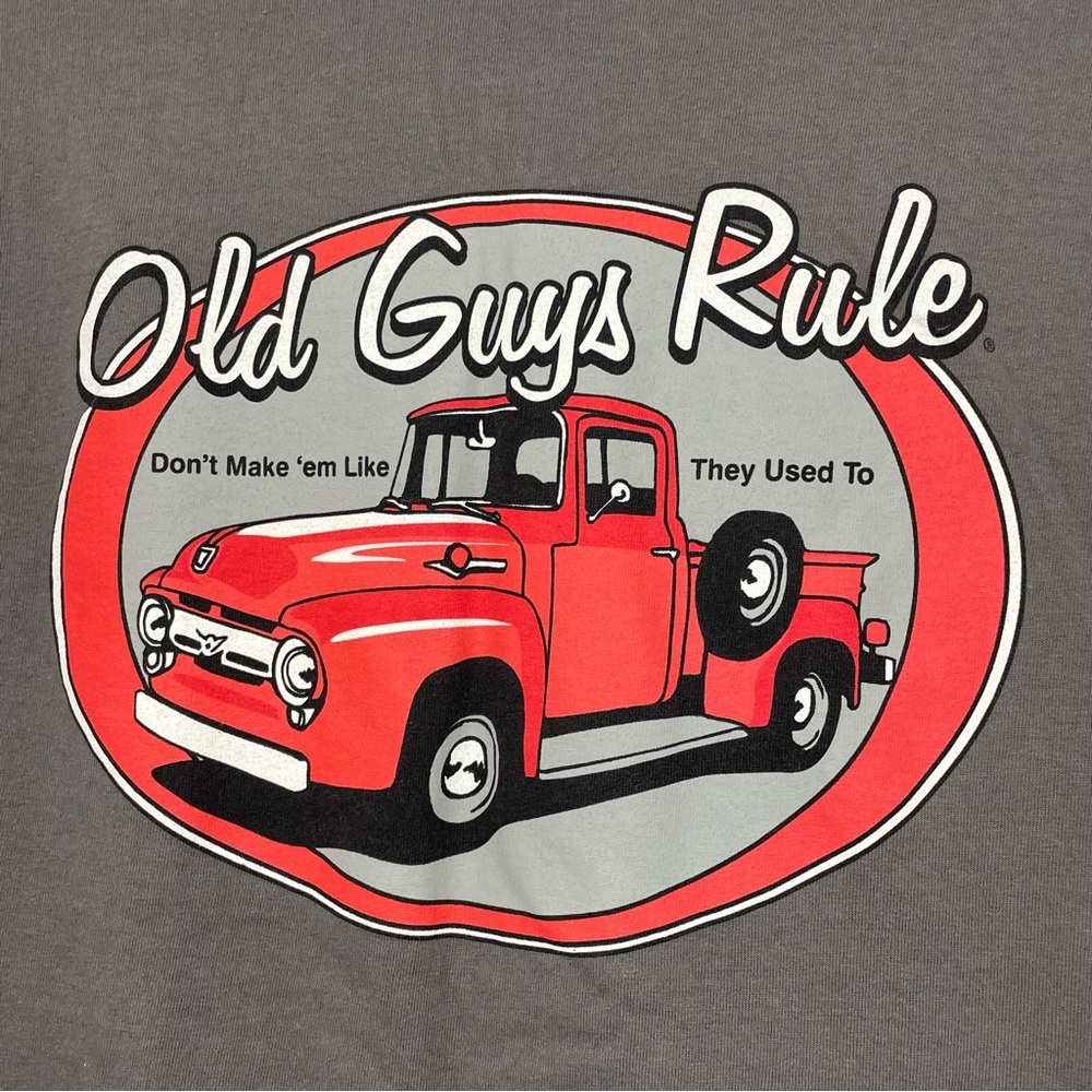 MENS: Old Guys Rule Graphic Print Short Sleeve Shirt - Picture 5 of 7